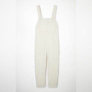 COS Off-White Barrel Leg Overalls